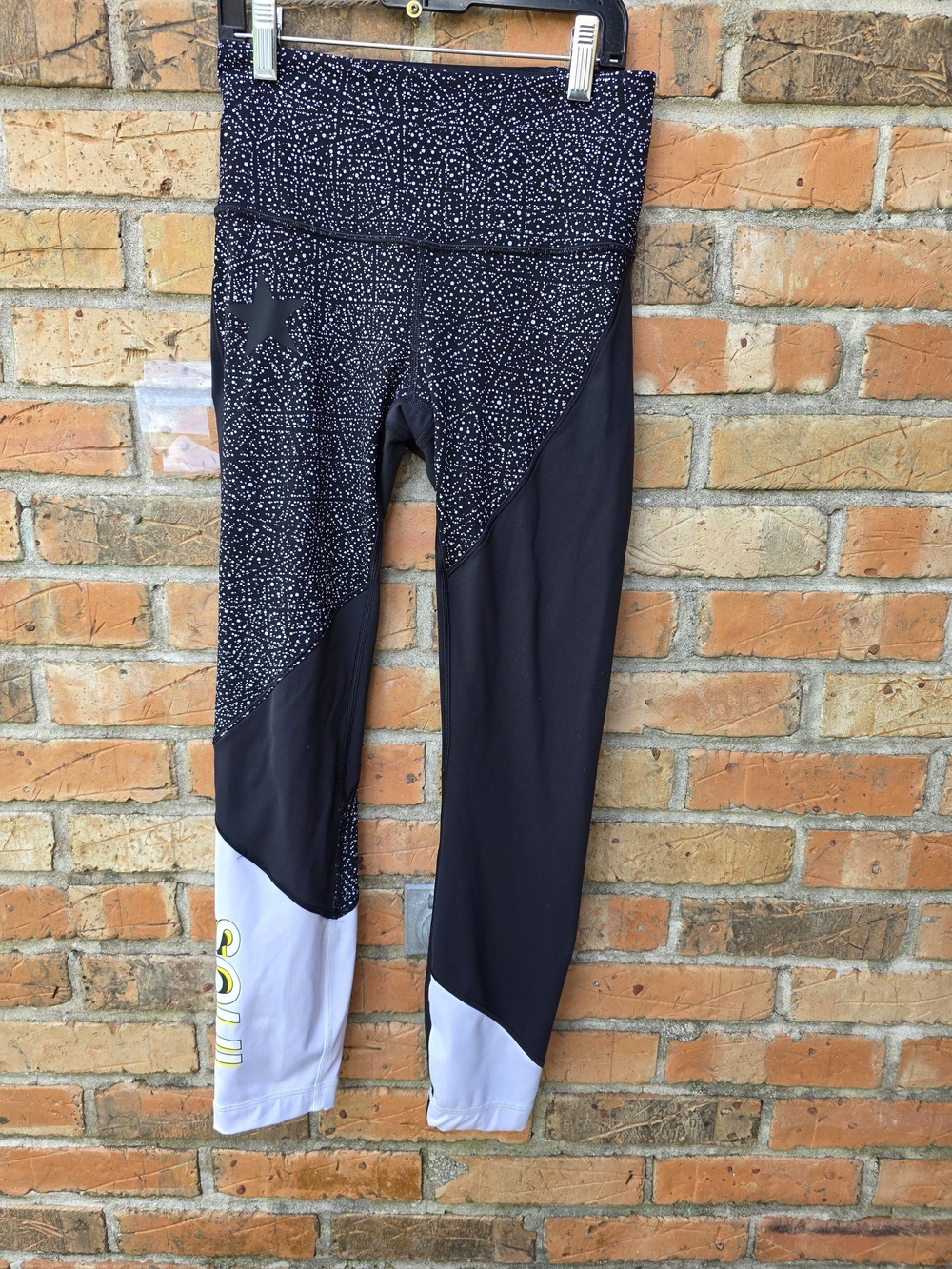 lululemon athletica Black & White Patterned High-Rise Leggings